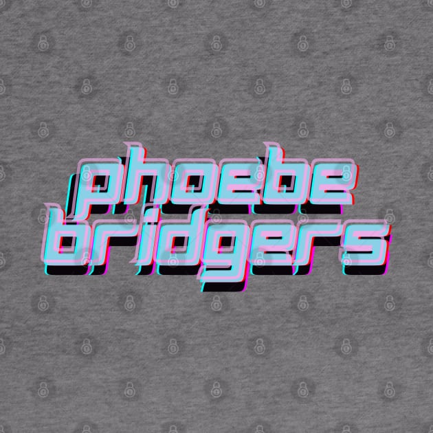 Phoebe Bridgers text art by Tiger Mountain Design Co.